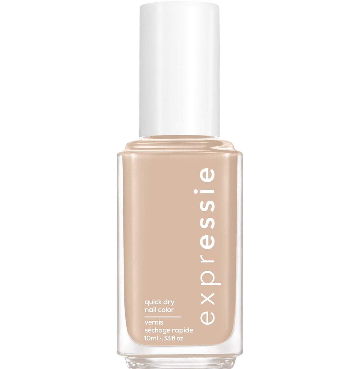 Esmalte essie Expressie Millennium Momentum en tono beige cremoso para uso diario.