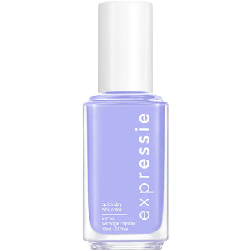 Essie Expressie Sk8 con Destiny, tono lila brillante para uñas, look rápido