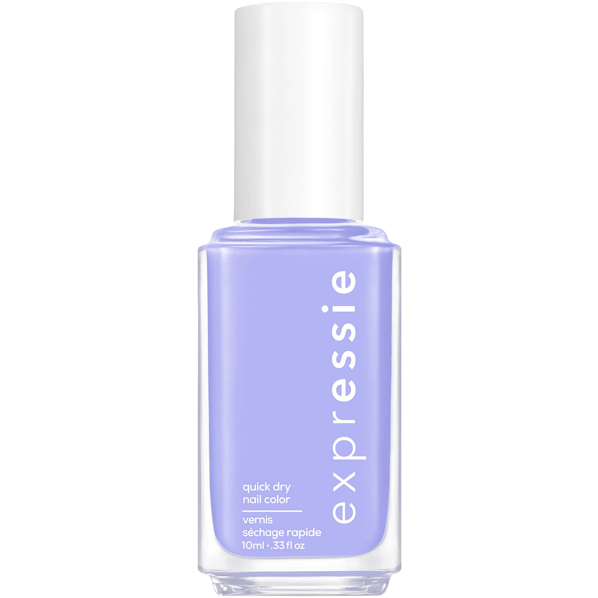 Essie Expressie Sk8 con Destiny, tono lila brillante para uñas, look rápido