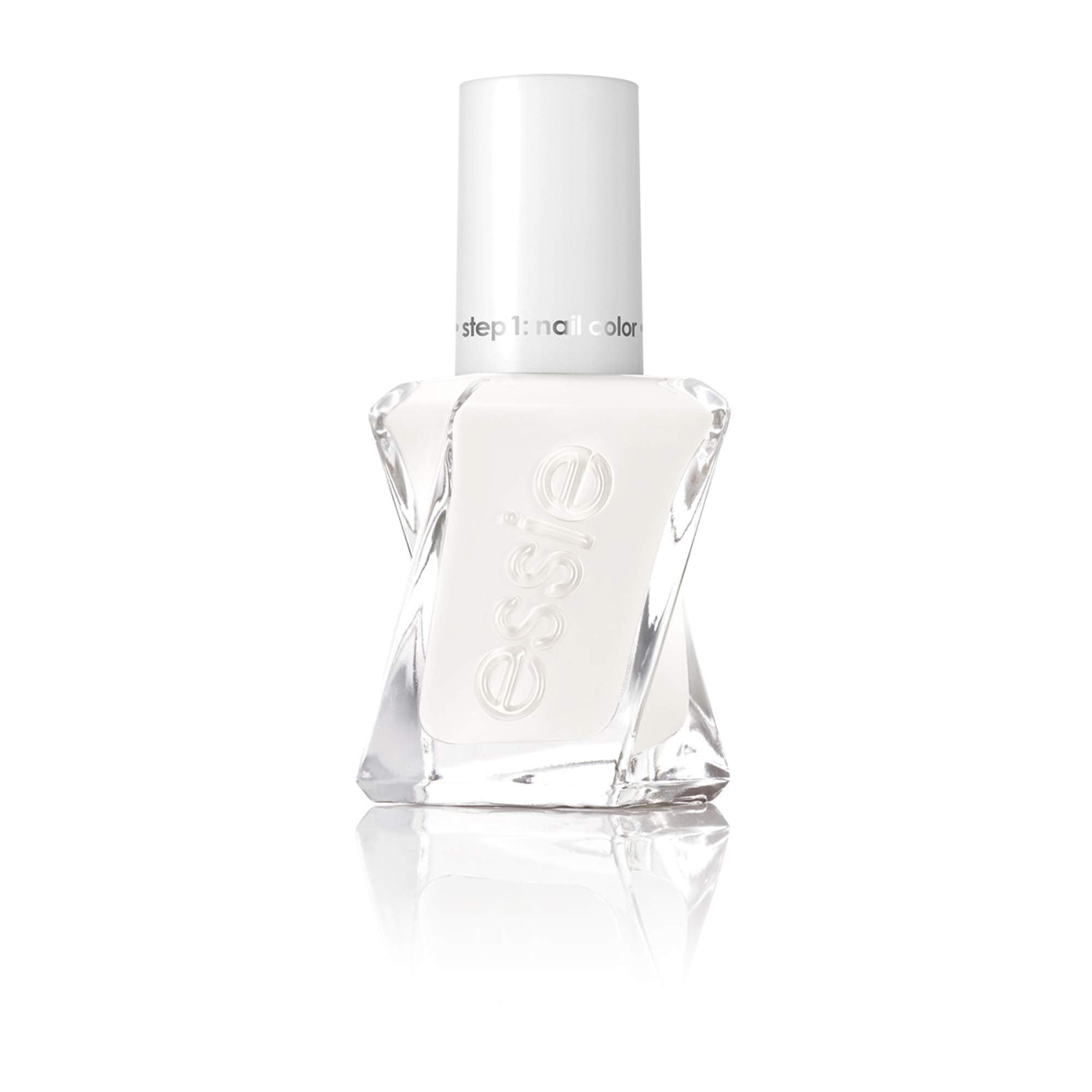 essie Gel Couture, brocha espiral para aplicación precisa y uniforme.