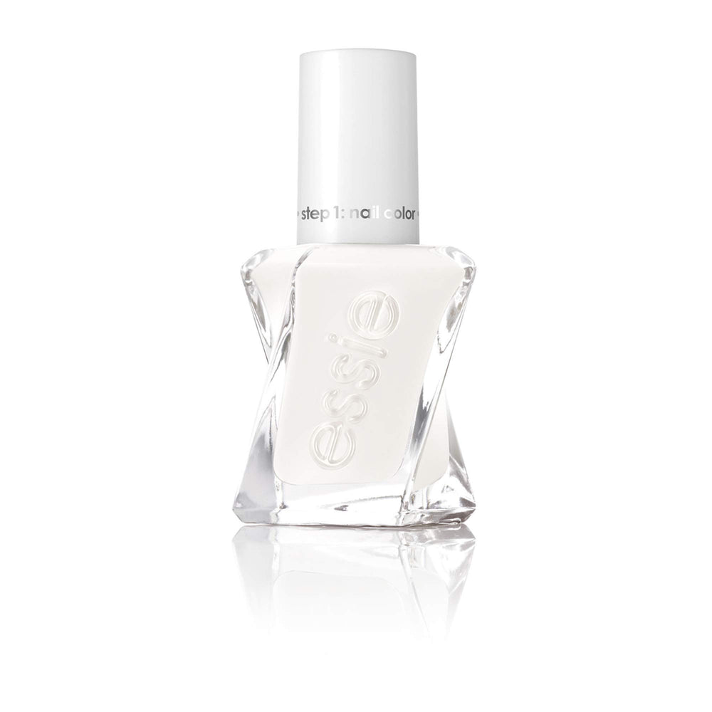 essie Gel Couture, brocha espiral para aplicación precisa y uniforme.