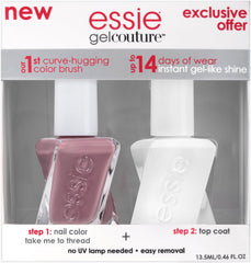 capa superior de secado rápido para brillo intenso de essie Gel Couture.