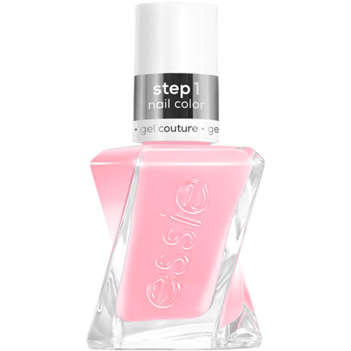 essie gel couture tono rosado claro en botella, color suave para uñas