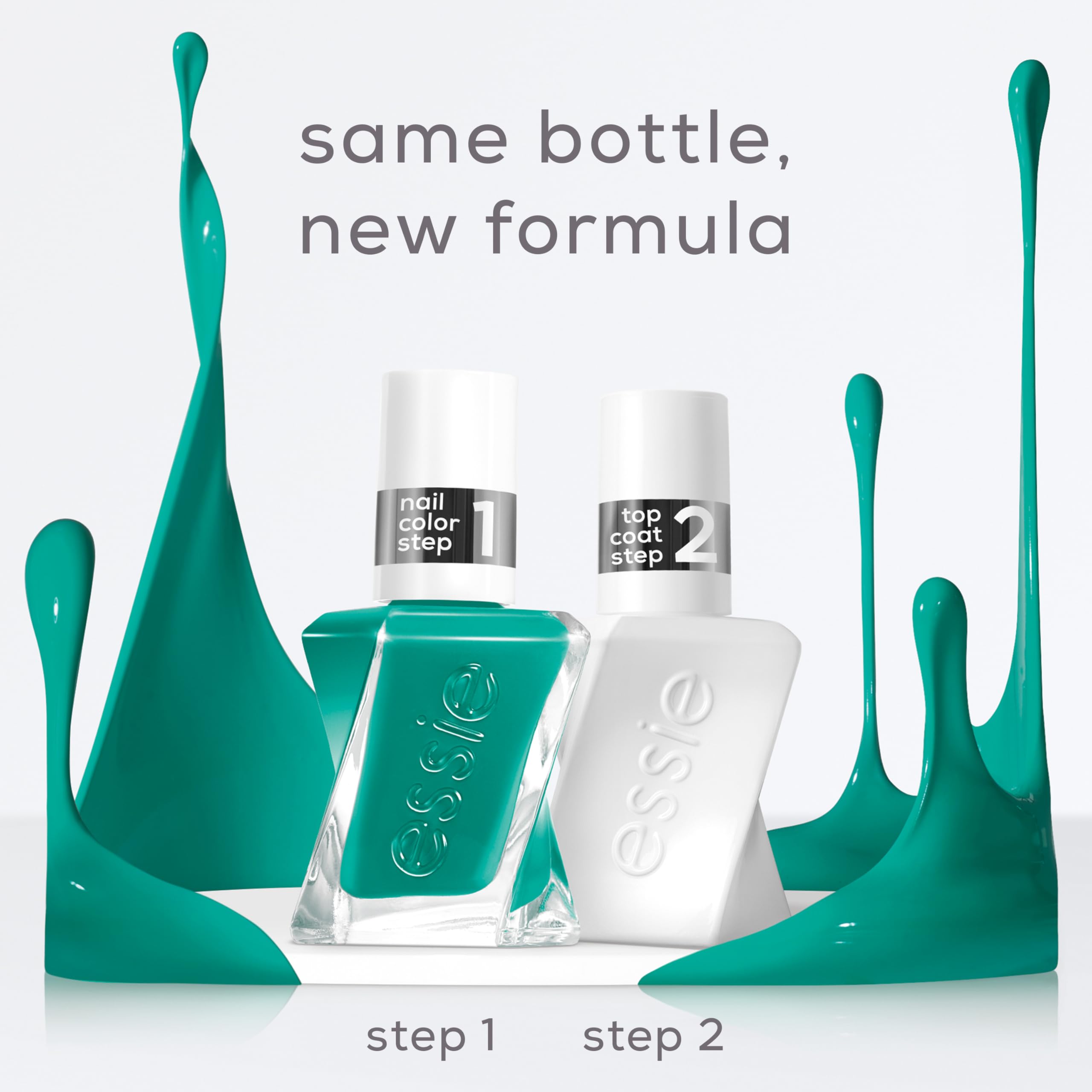Essie Gel Couture sin lámpara ultravioleta para uso doméstico.