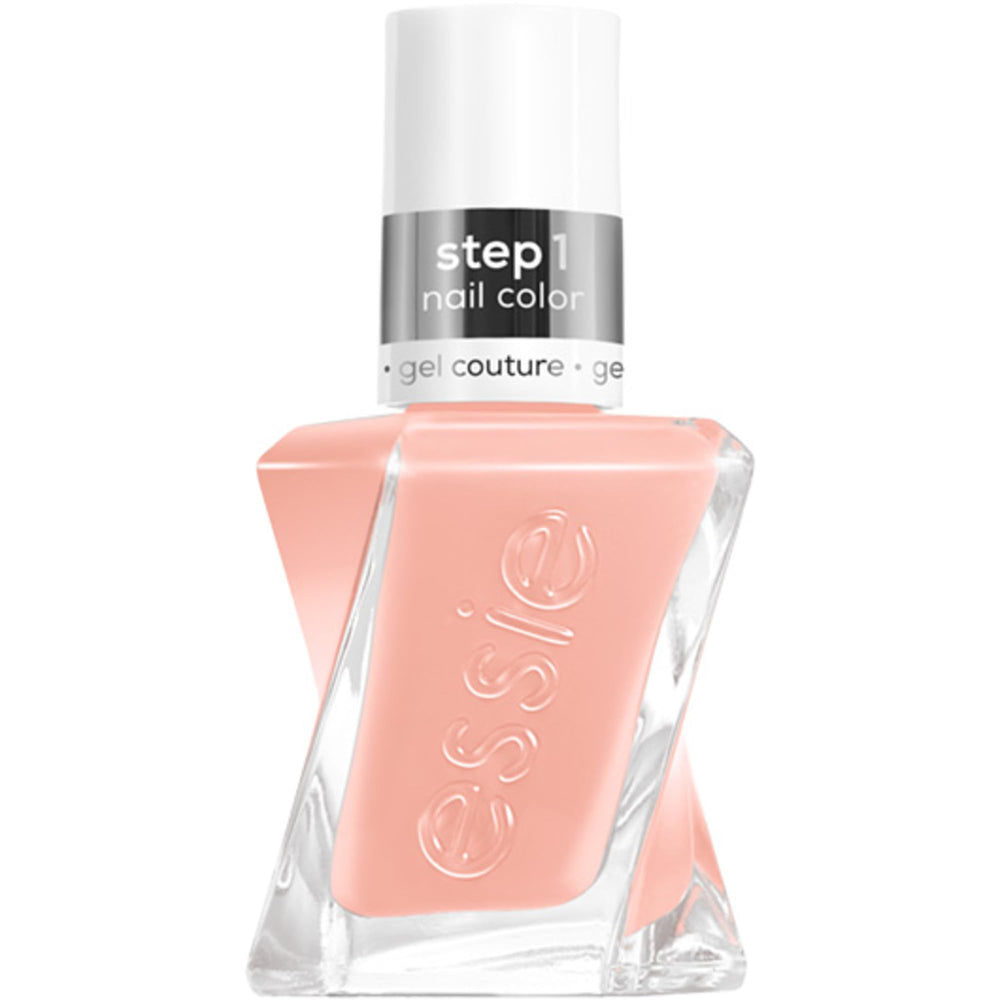 essie Gel Couture tono nude sutil en botella, look natural