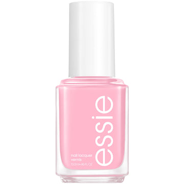 Laca de uñas Essie en rosa pastel, botella elegante para colección.