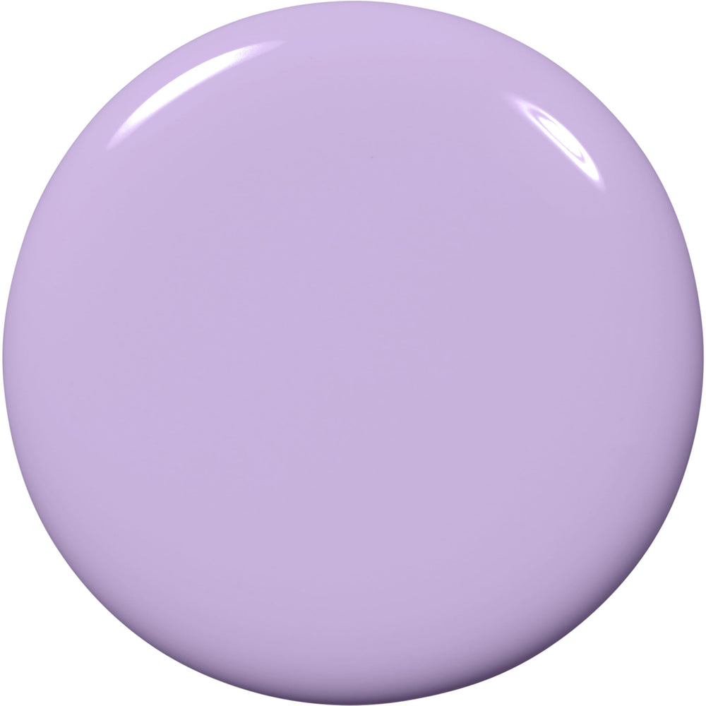 essie Lilacism muestra un pincel suave para una aplicación precisa.