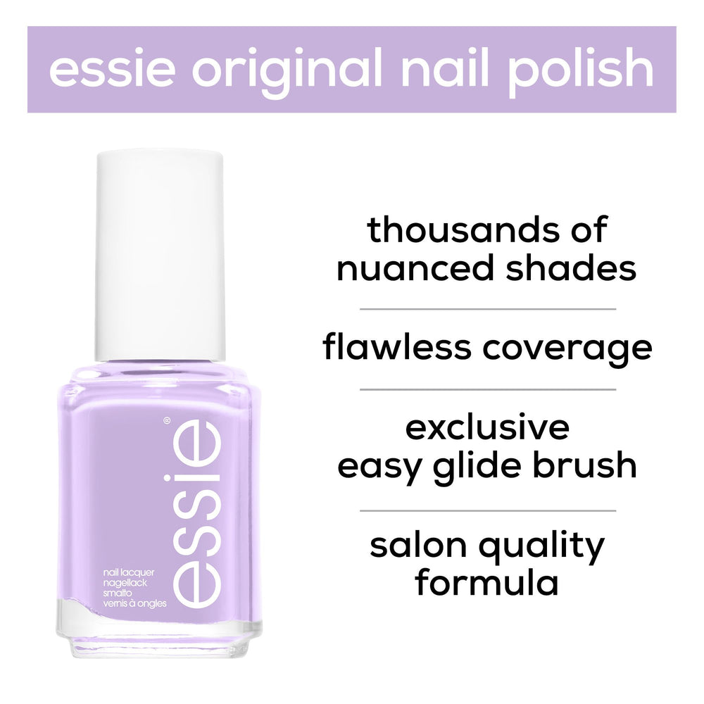 essie Lilacism sigue la tendencia con un tono lila de moda.
