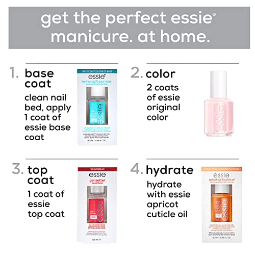 essie look diario mint candy apple: imagen de manicura para looks frescos y simples.