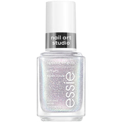 Esmalte essie con cromo holográfico y perlado morado para uñas brillantes