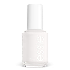 Esmalte essie Marshmallow, botella blanco-nublado, acabado translúcido elegante.