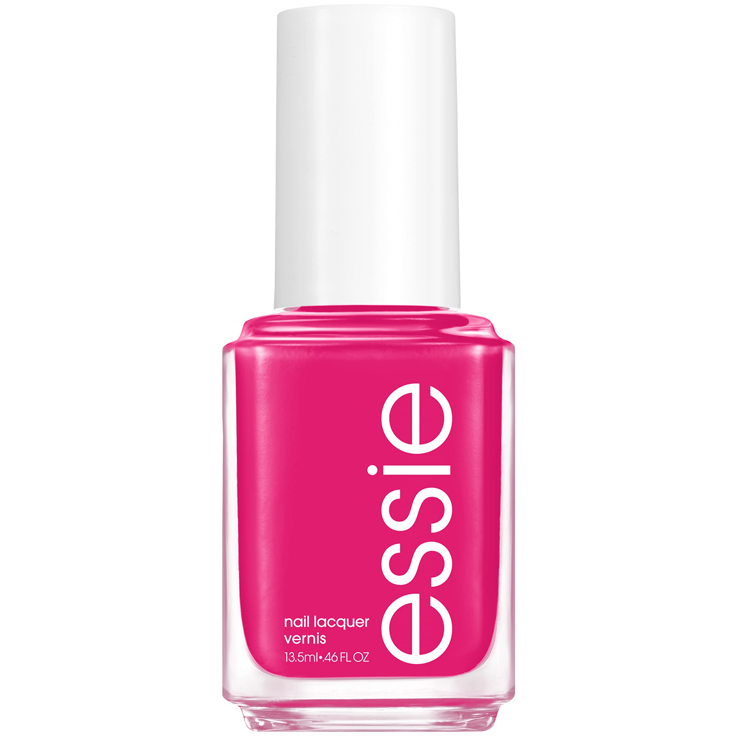essie Pencil Me In magenta pink nail polish bottle for vibrant, long-lasting color