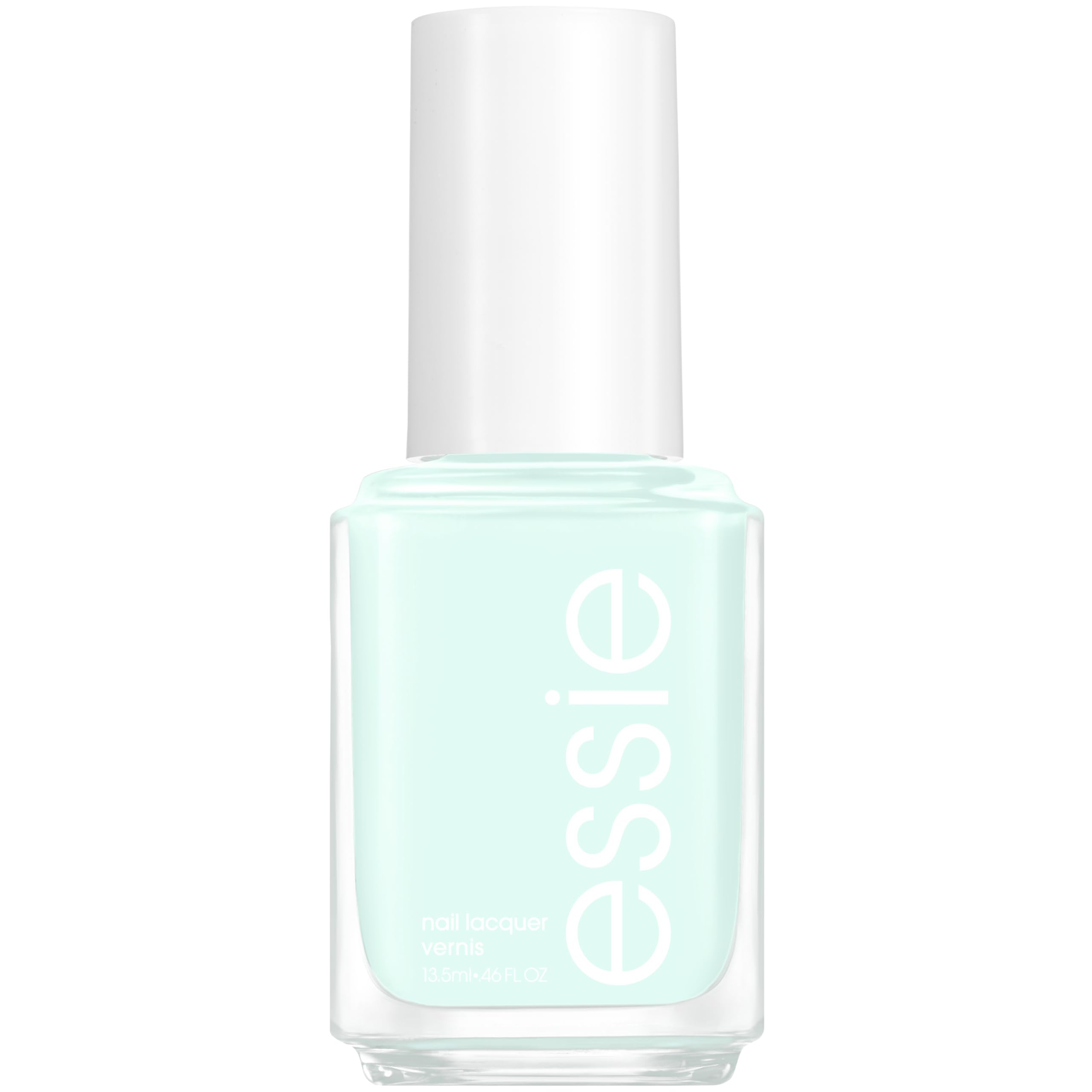 Esmalte essie Primer Beso Bliss: botella destacada para color verde suave y cobertura uniforme.