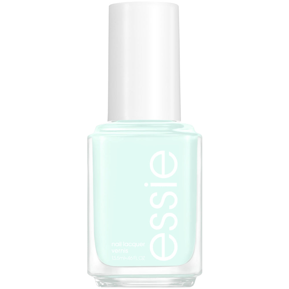 Esmalte essie Primer Beso Bliss: botella destacada para color verde suave y cobertura uniforme.