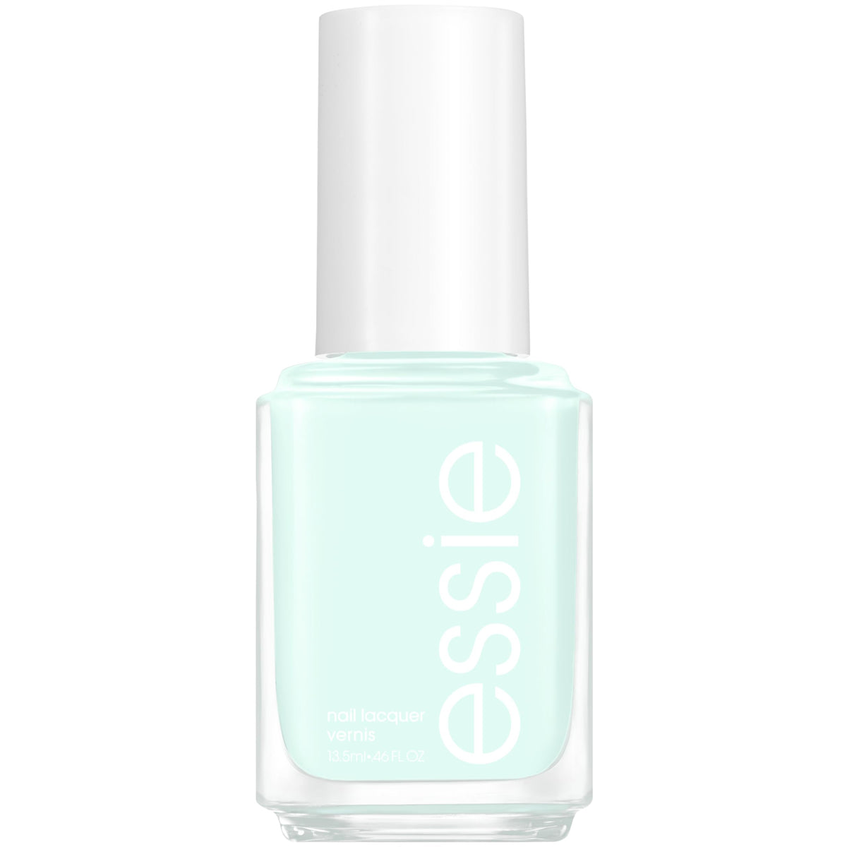 Esmalte essie Primer Beso Bliss: botella destacada para color verde suave y cobertura uniforme.