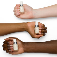 essie Special Effects con efecto duocrómico holográfico en tono dorado.