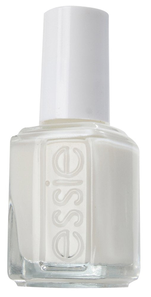 essie Waltz, botella de esmalte, acabado translúcido perfecto para manicura francesa