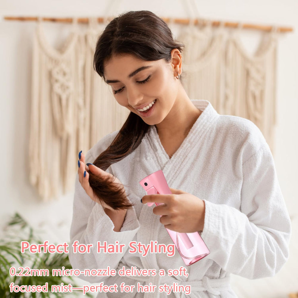 Contenedor compacto ESSKAM en rosa, ideal para bolsos y viajes