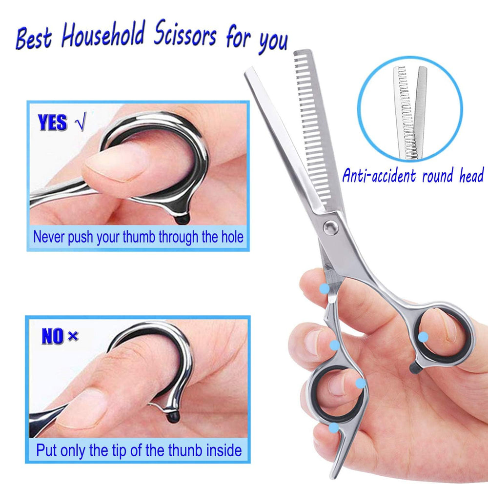 Tijeras Essoy para uso en salón o casa, aptas para todo tipo de cabello