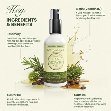 EssyNaturals Advanced: aplicación nocturna para cuidado capilar continuo.