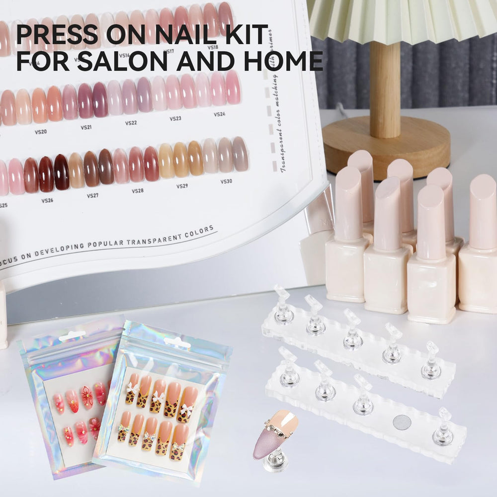ESUOHYM kit compacto para diseño y almacenamiento de uñas