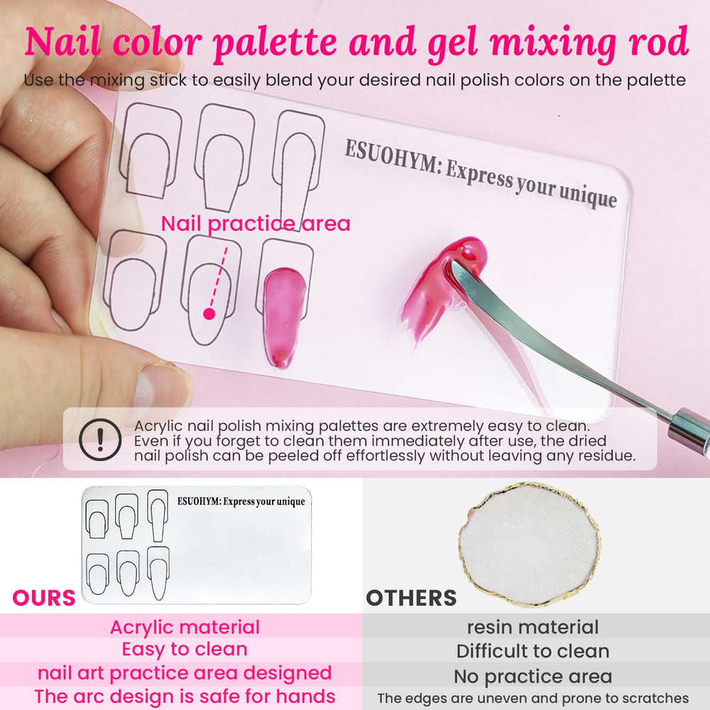 Paleta ESUOHYM para mezclar colores y crear tonos únicos.
