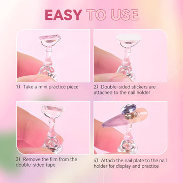 ESUOHYM zona de práctica compacta para usar junto a la lámpara UV.