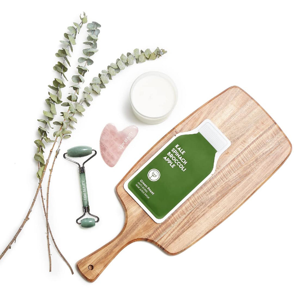 ESW Beauty Green Reset uso diario para piel madura y luminosidad