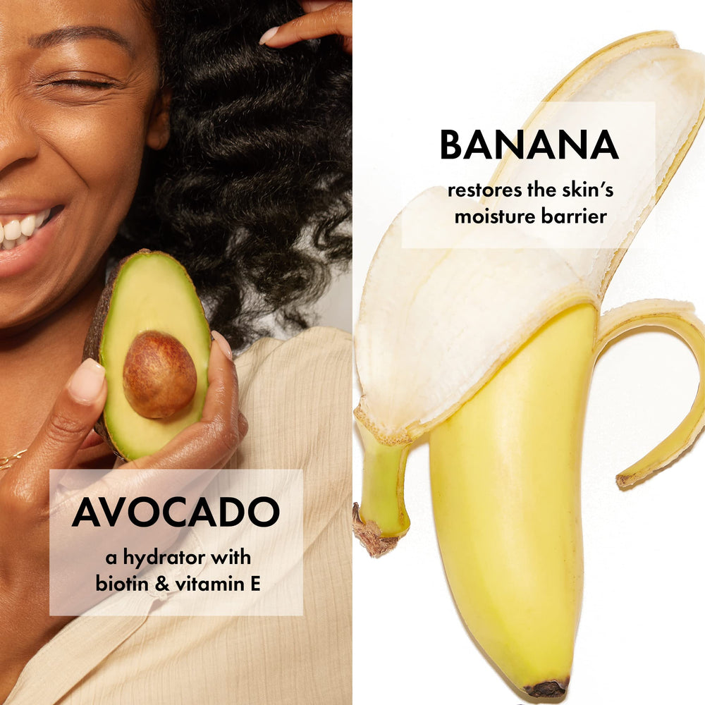 ESW Beauty ingredientes aguacate y banana para nutrición de la piel