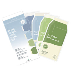 ESW Beauty mascarilla de leche vegetal, hidratación profunda para piel suave.