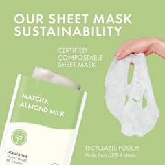 ESW Beauty Matcha Almond Milk, textura sedosa para una aplicación suave.