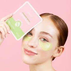 ESW Beauty parches ojos fresa matcha latte: gel fresco para deshinchar la mirada.