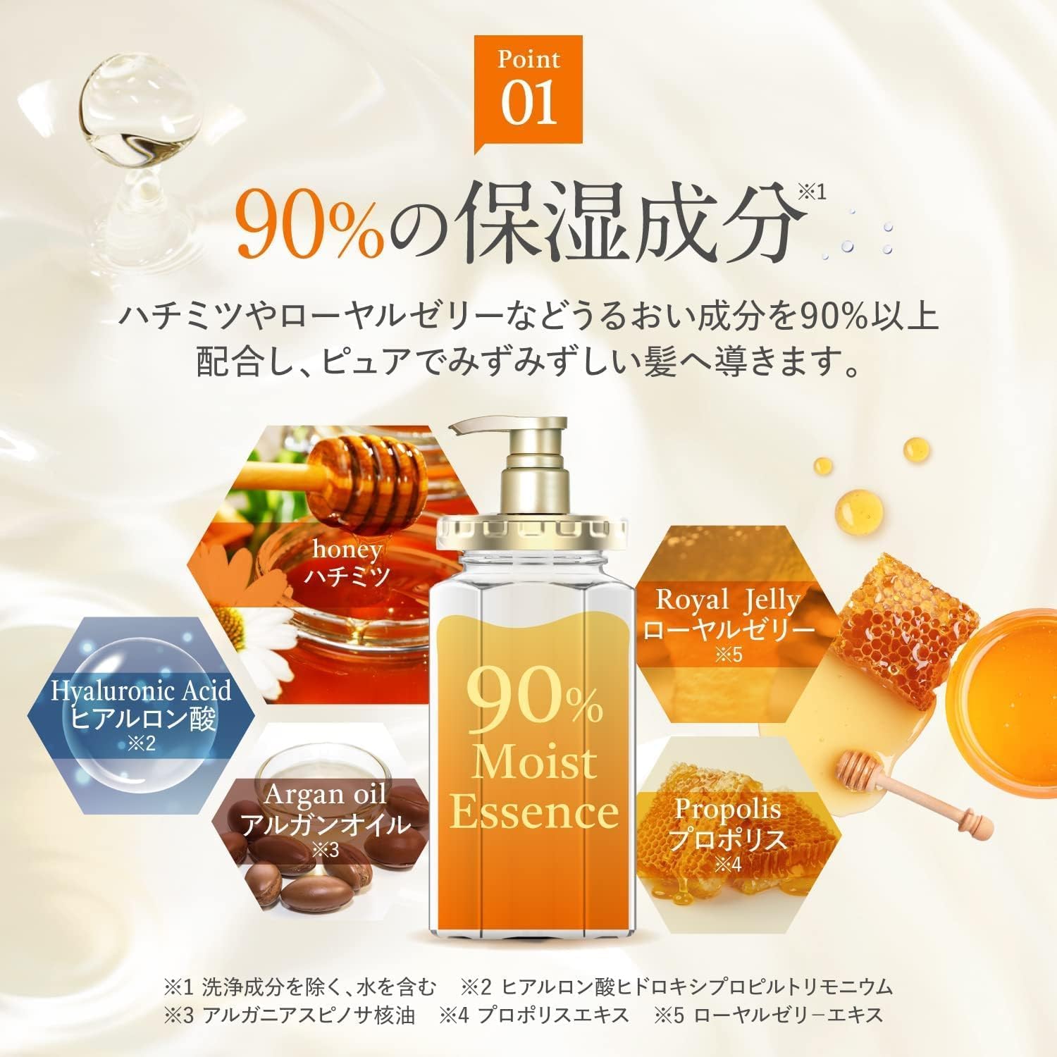 Propolis et extraits: soin doux pour le cuir chevelu.