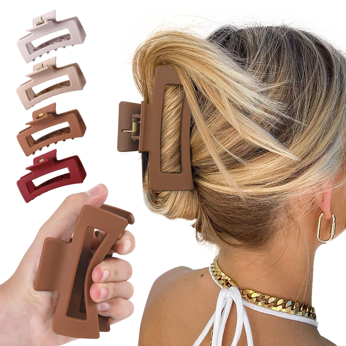 ETANEAR pinzas nube para cabello ofrecen sujeción estable todo el día.