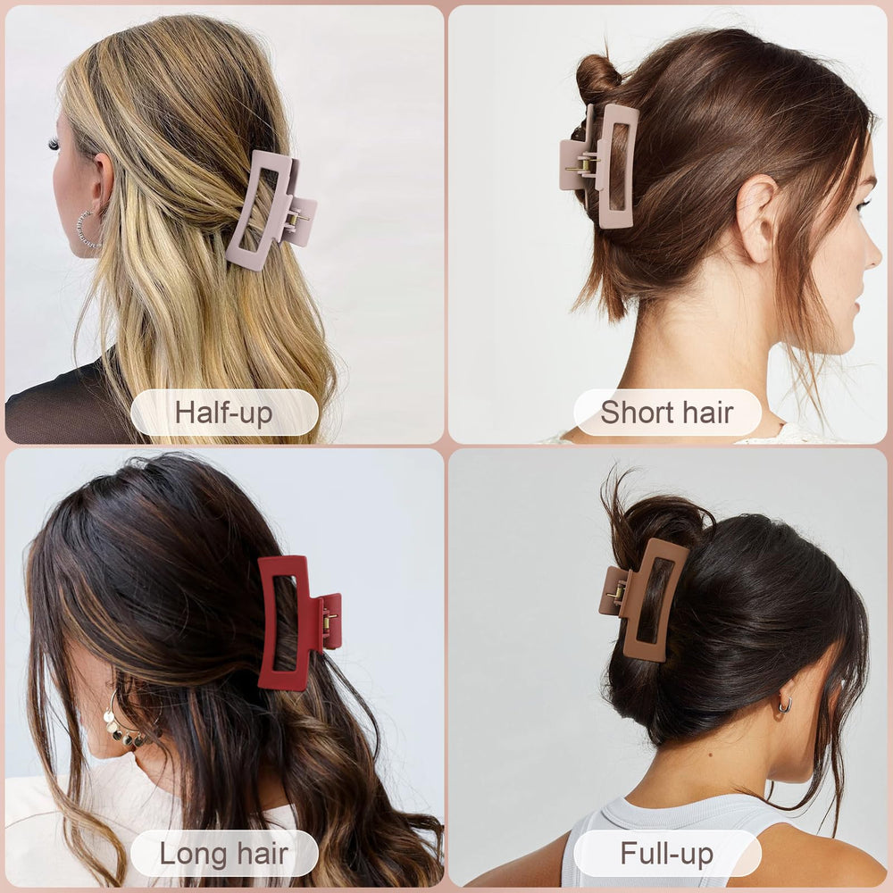 ETANEAR pinzas nube cabello en ocho colores para estilo diario.