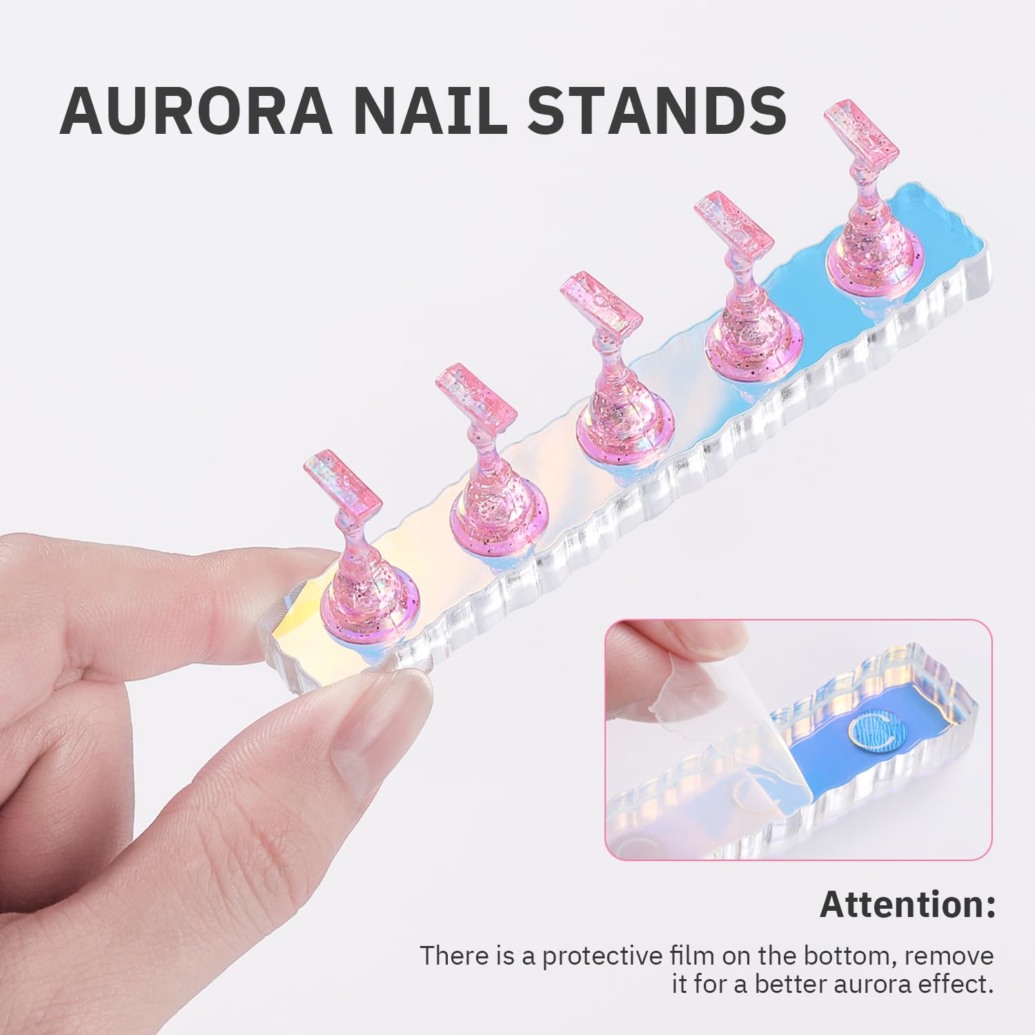 Etercycle adhesivo reutilizable 20 g para uñas temporales.