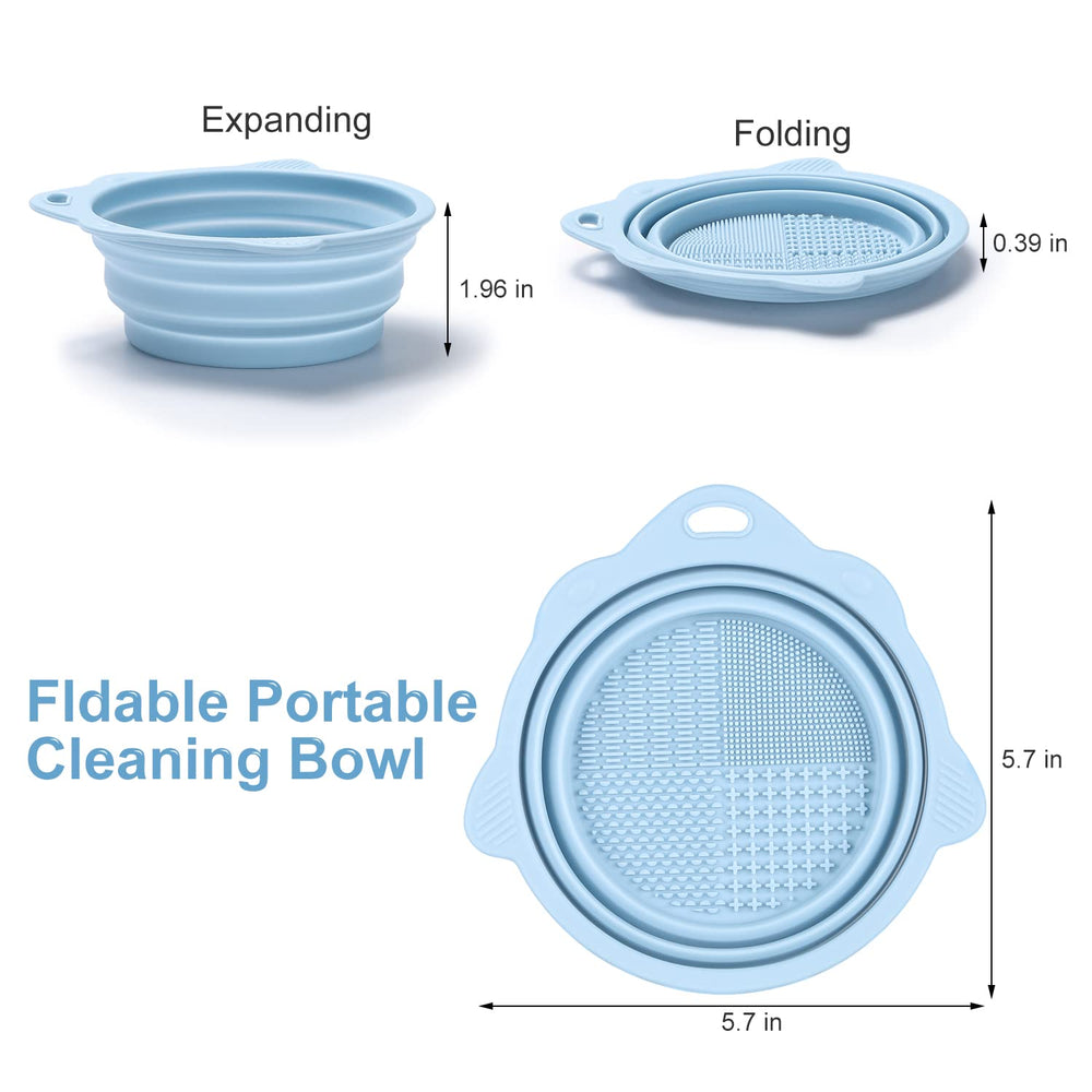 Etercycle facilita la limpieza aplicando solución y frotando suavemente los pinceles.