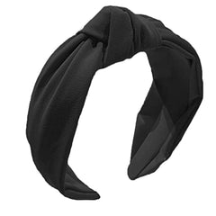 Etercycle Bandana para cabello ancho en negro, comodidad duradera para uso diario.