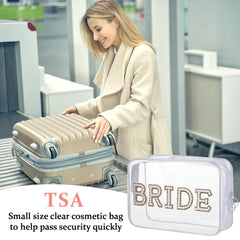 Bolso de cosméticos Etercycle con PVC transparente, perfecto para viaje