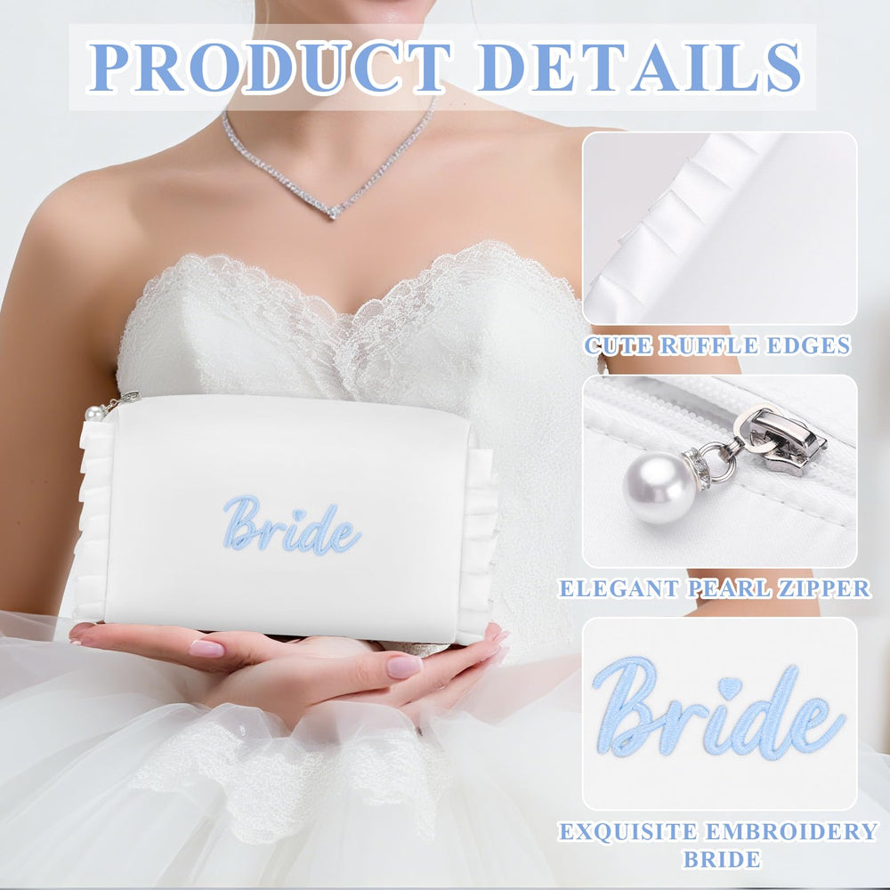 Uso diario: bolsa Etercycle Bride para maquillaje y cuidado de la piel.