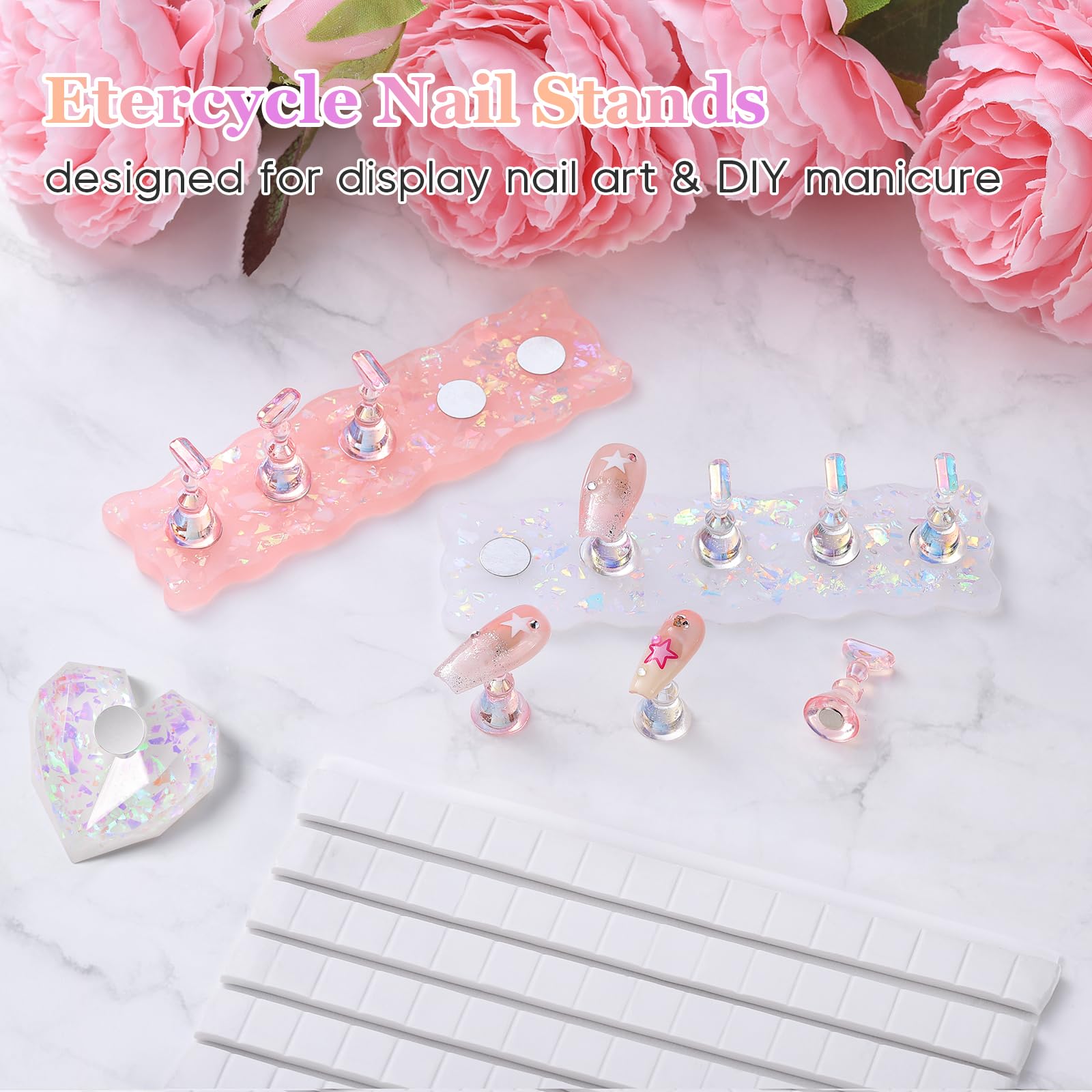 Etercycle compatible con todas las uñas falsas para diferentes formas y longitudes