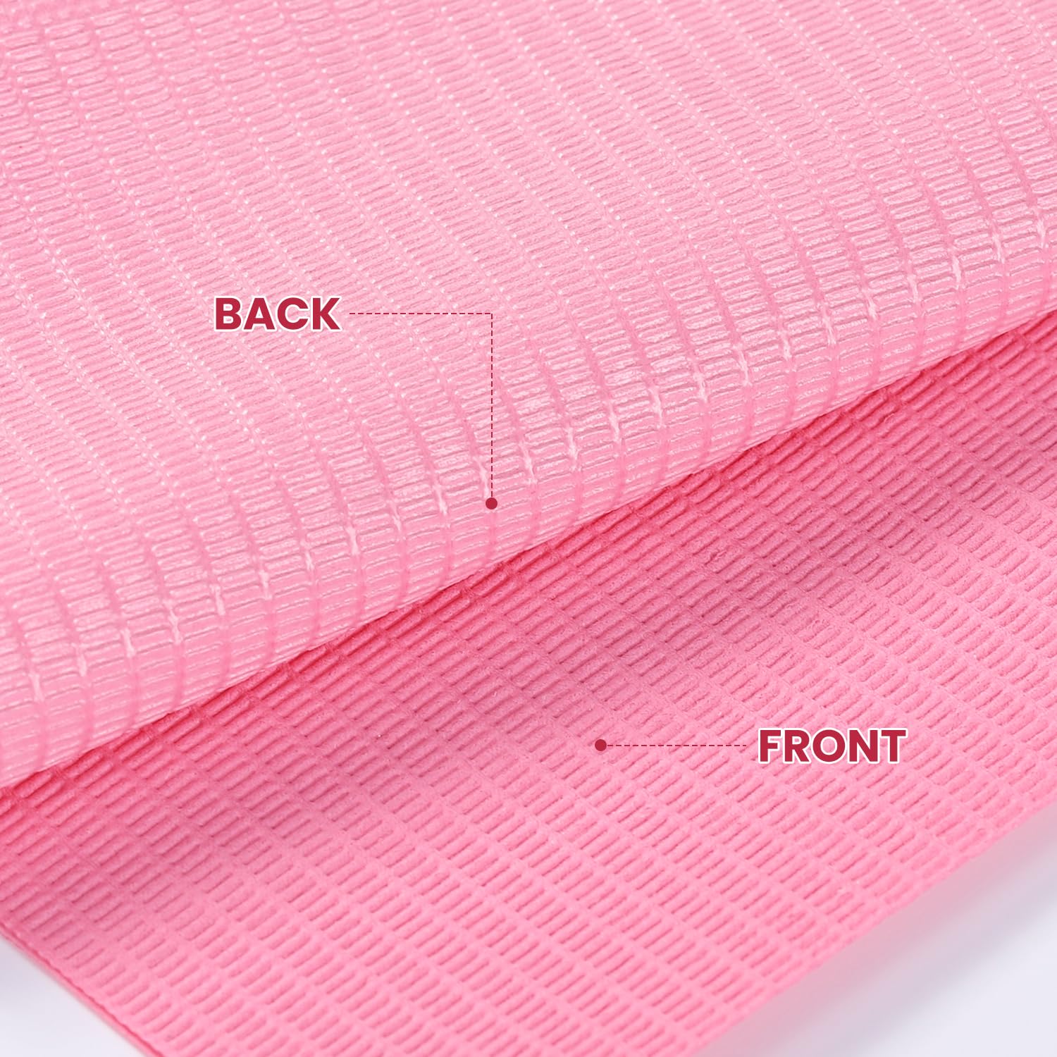 Etercycle tapete trasero impermeable con film PE para evitar manchas en la mesa.