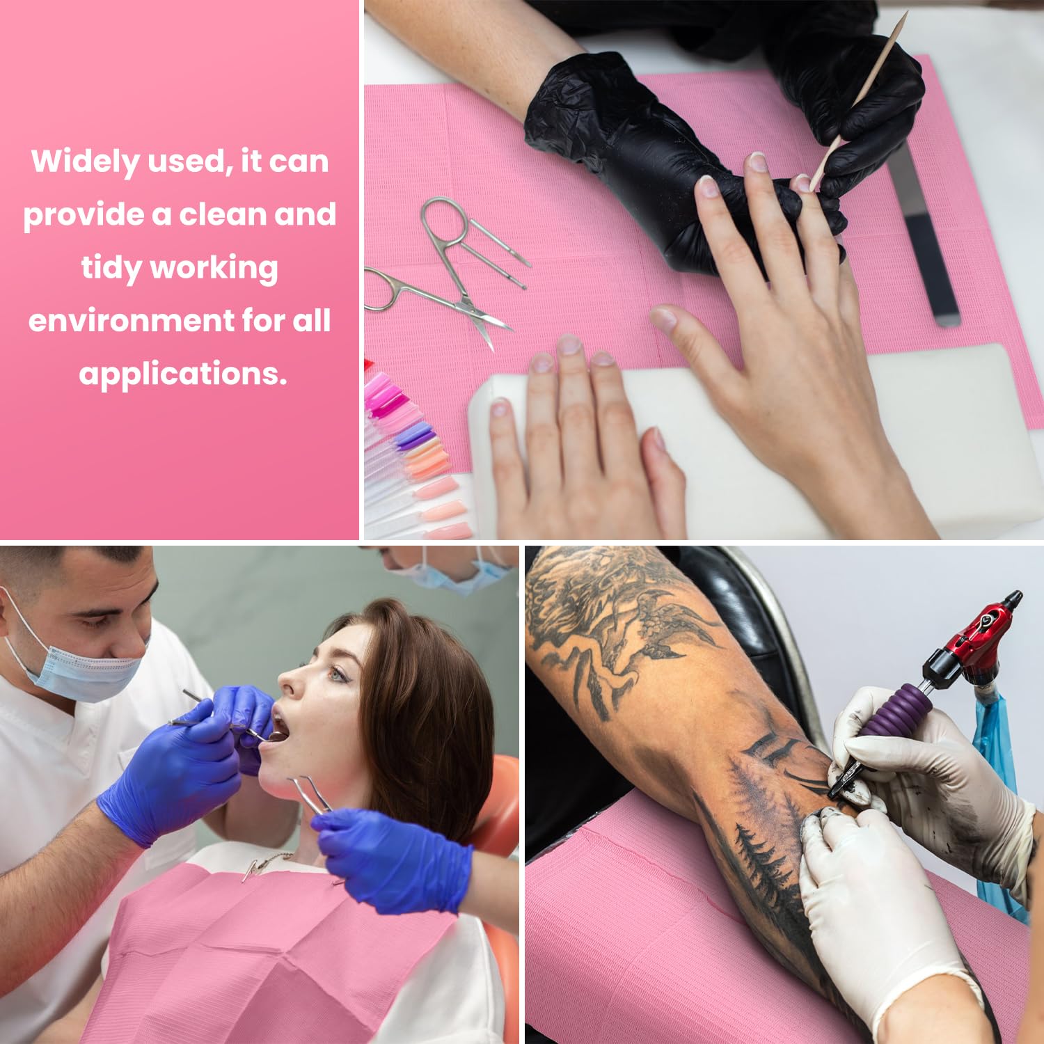 Color rosa de Etercycle para un entorno de trabajo limpio y profesional.