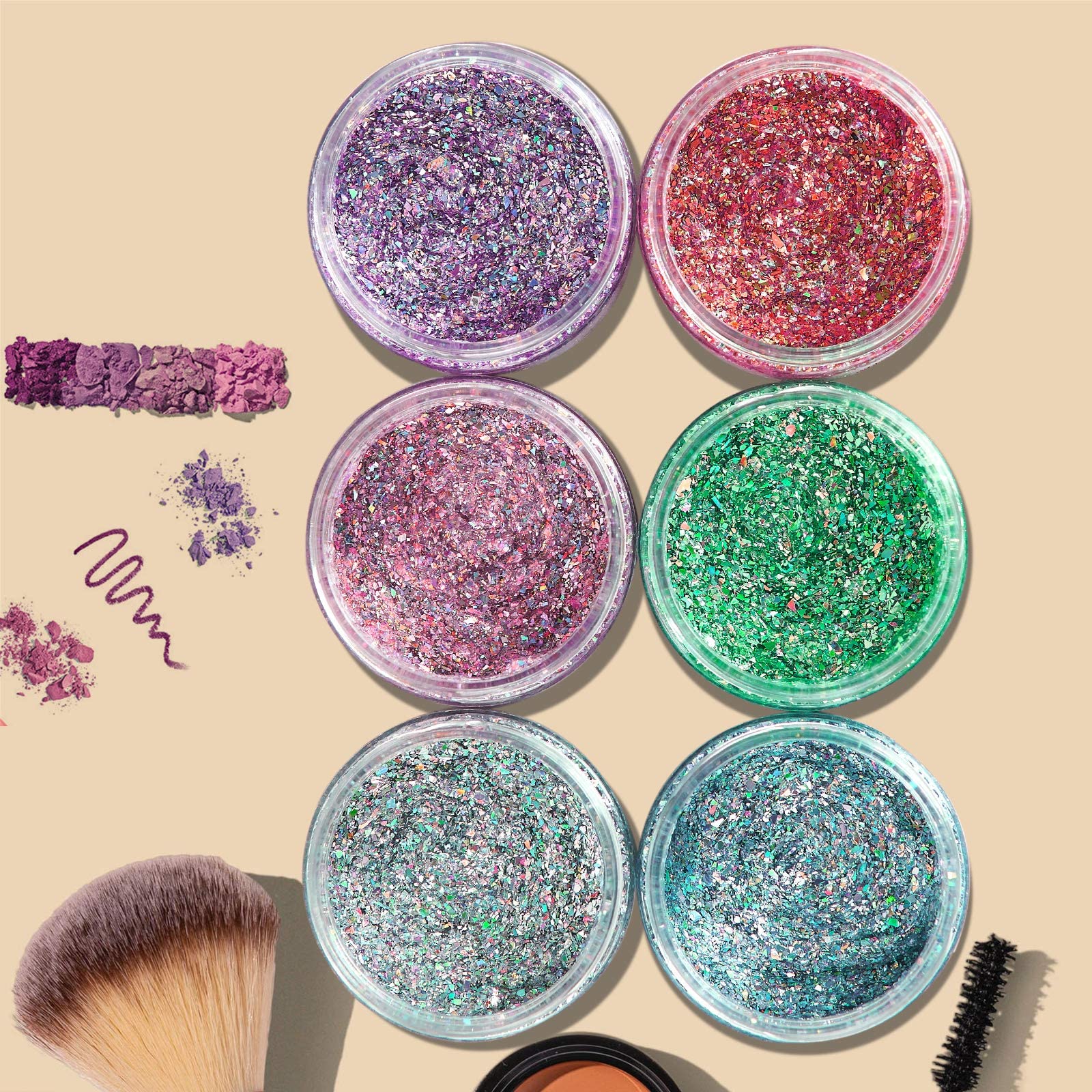 Bocal Eternal Moment cosmétique 3oz transparent avec couvercle parfait pour échantillons