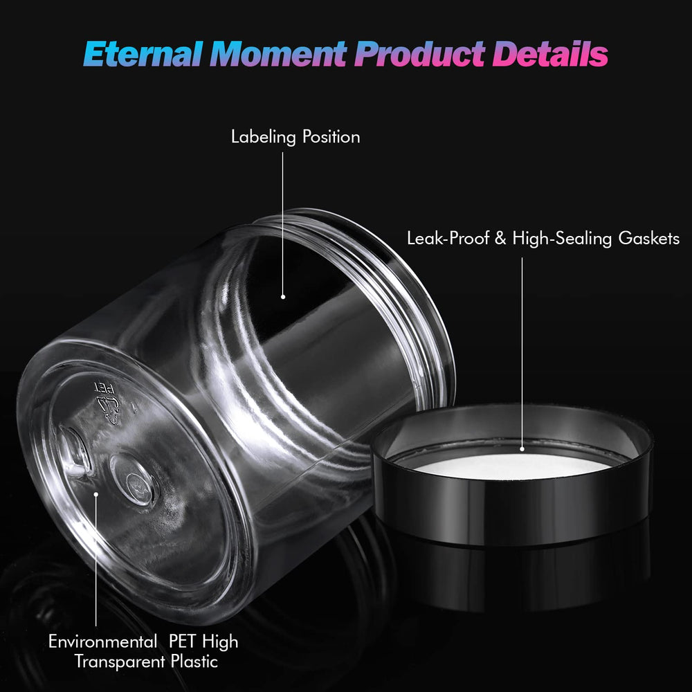 Tapa con sello de espuma de Eternal Moment para evitar derrames.