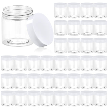 Frascos Eternal Moment 120 ml con tapa blanca para muestras cosméticas.