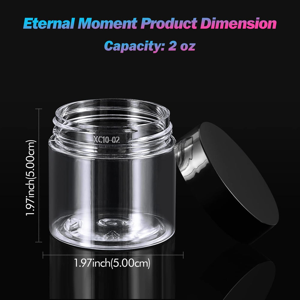 Jarras con sello de aire de Eternal Moment y espuma, para conservar formulaciones sin fugas.