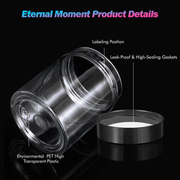 Jarre Eternal Moment cosmétique 3oz hermétique idéale pour crèmes et gels