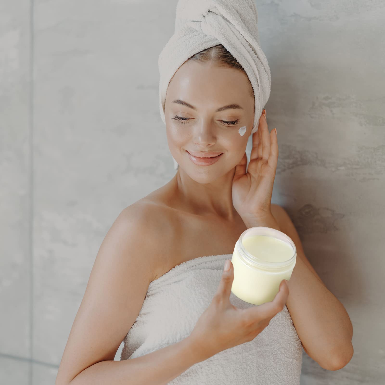 Eternal Moment contenido visible, frascos transparentes para muestras.