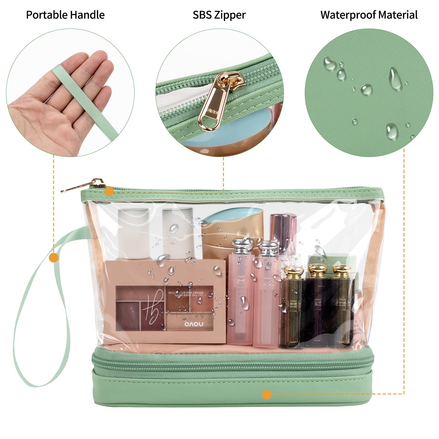 Ethereal regalo ideal para Navidad o cumpleaños, bolsa maquillaje compacta